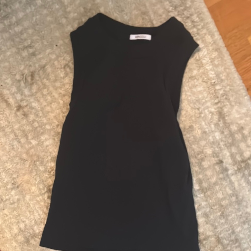 Renggli Black Cotton Tanktop
